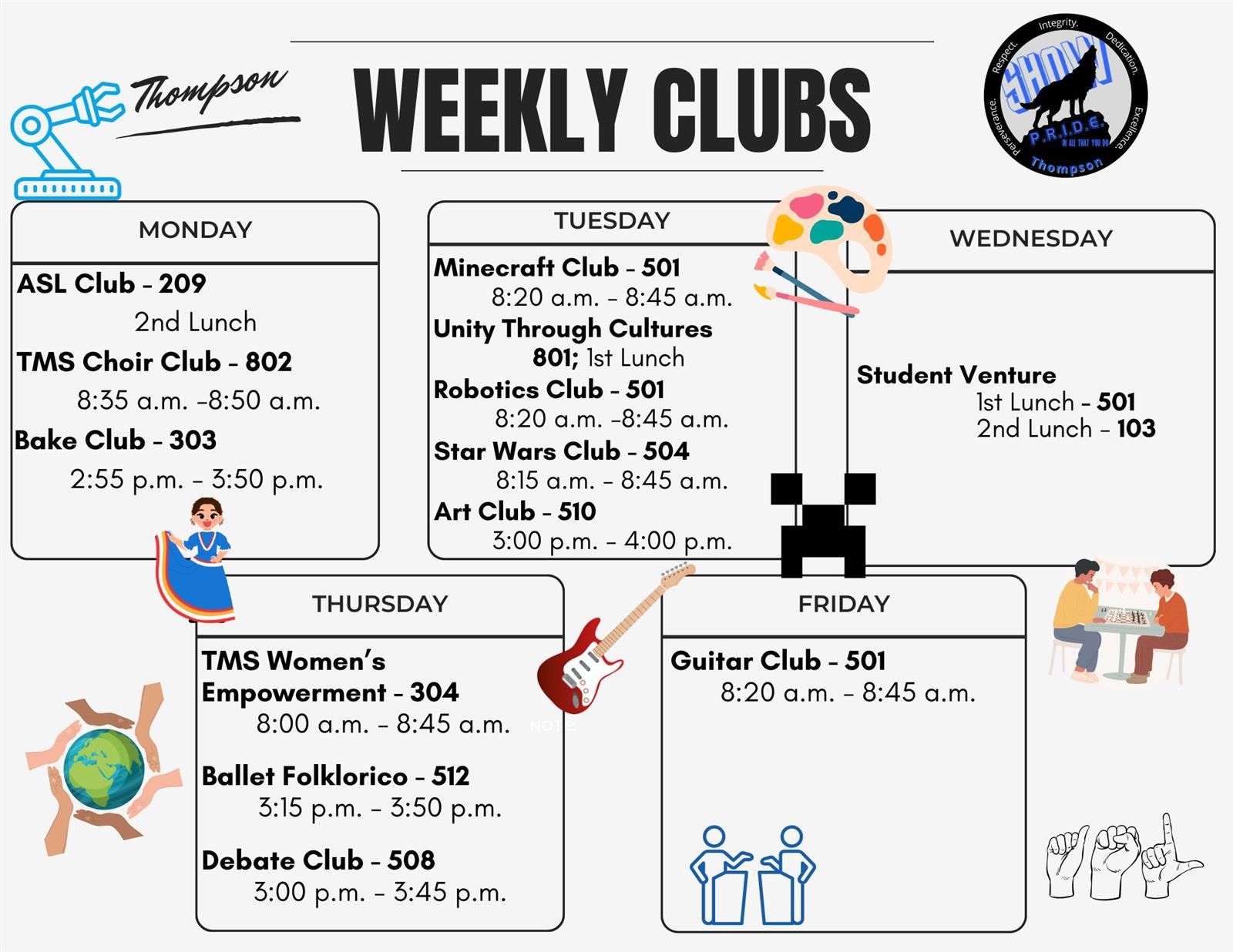 TMS Weekly Clubs